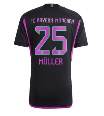 Bayern Munich Thomas Muller #25 Udebanetrøje 2023-24 Kortærmet